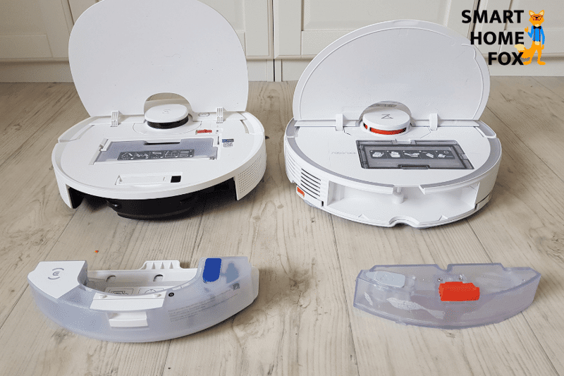 Вы видите резервуар для воды робота-пылесоса.